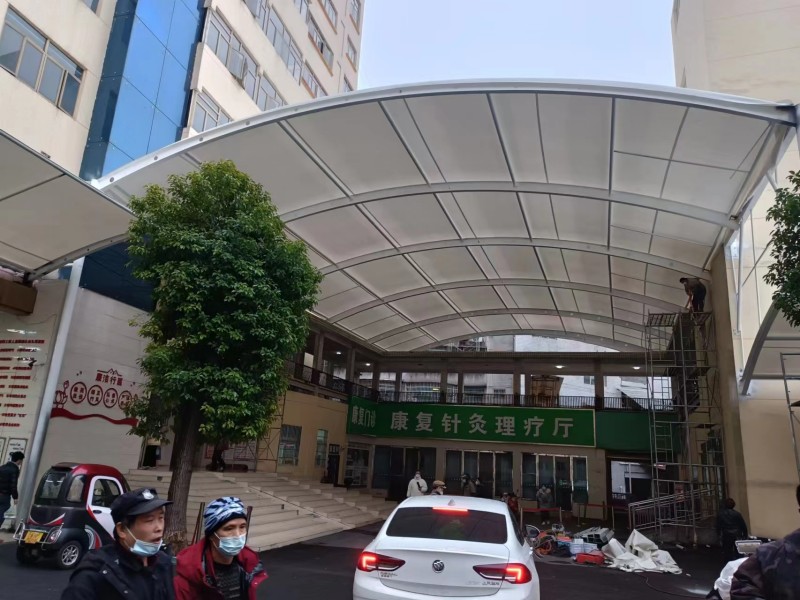 2026崇川区推拉棚膜结构一体化厂家，厂区、园区停车棚工程承接